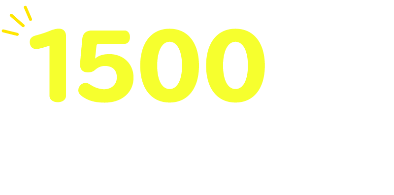1500 プレゼント!(最大)ポイント