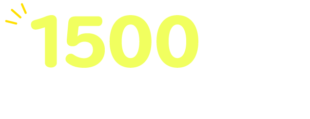 1500 プレゼント!(最大)ポイント